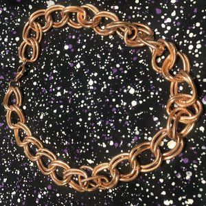 Genuine copper chain necklace